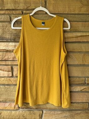 Old Navy Ribbed Tank Top - Mustard Yellow